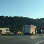emergency vehicles respond to Sunday crash
